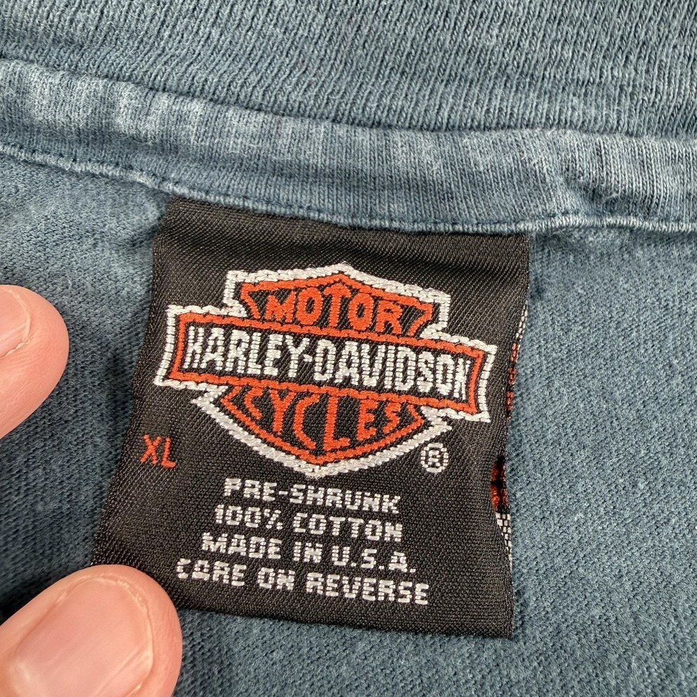 Vintage Harley-Davidson Shirt Mens XL HOG Rapid City 1995 Made in USA 90s - Picture 3 of 9